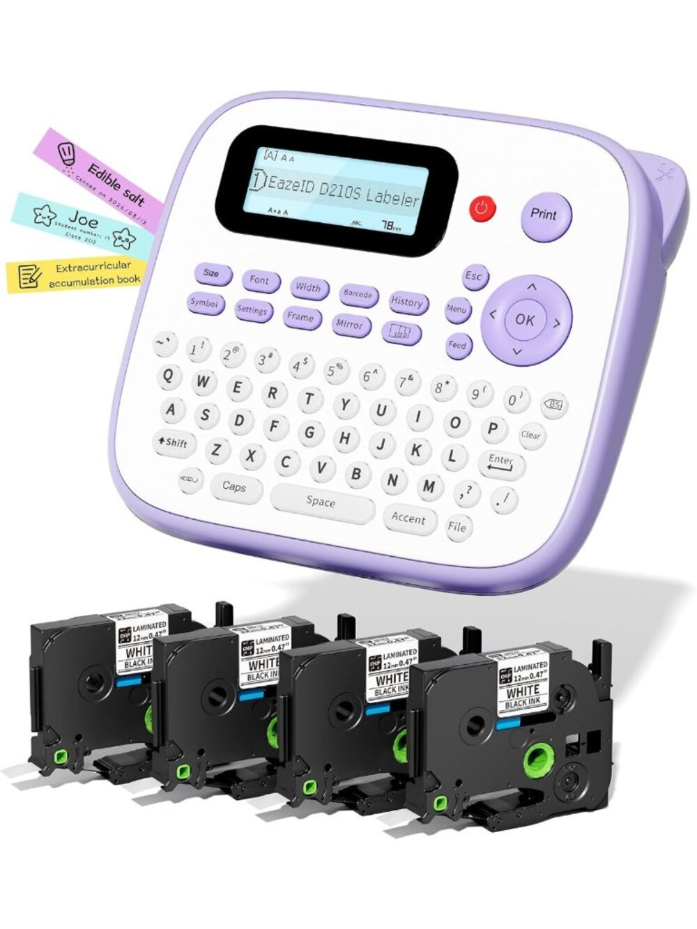 Waterproof Label Maker Machine with Tapes - DIY Organization, Crafting & Home